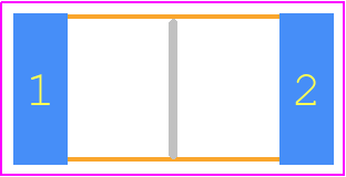 RMC1K20R0FTE - Kamaya PCB footprint - Resistor Chip - Resistor Chip - 2512 (6332 Metric)