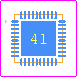 MCXW235BIHNA - NXP PCB footprint - Other - Other - SOT1369-5