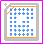MCXW235BIUKA - NXP PCB footprint - BGA - BGA - WLCSP37