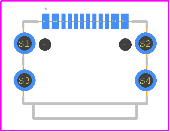 2495705-1 - TE Connectivity PCB footprint - Other - Other - 2495705-1-2