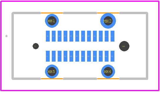 2495712-1 - TE Connectivity PCB footprint - Other - Other - 2495712-1-1