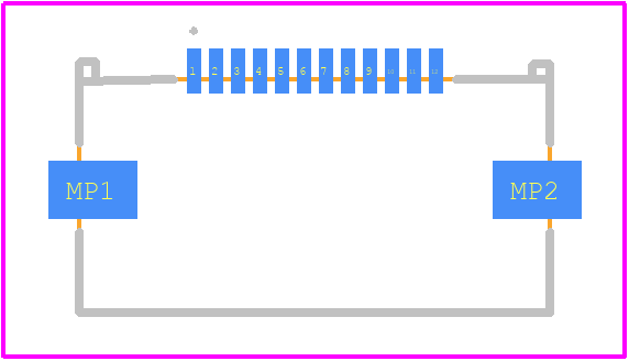 505110-1297 - Molex PCB footprint - Other - Other - 505110-1297-2