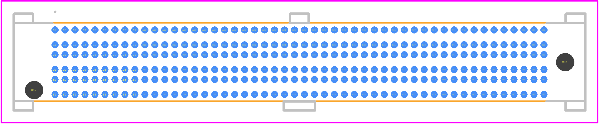 SEAF8-50-05.0-S-06-3 - SAMTEC PCB footprint - Other - Other - SEAF8-50-05.0-S-06-3-2