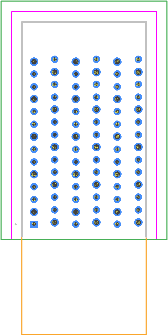 EBTM-4-06-2.0-S-RA-1 - SAMTEC PCB footprint - Other - Other - EBTM-4-06-2.0-S-RA-1-1