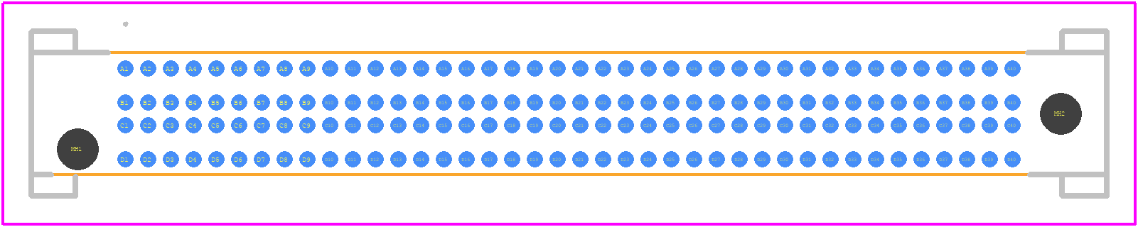 SEAF8-40-05.0-L-04-3 - SAMTEC PCB footprint - Other - Other - SEAF8-40-05.0-L-04-3-2