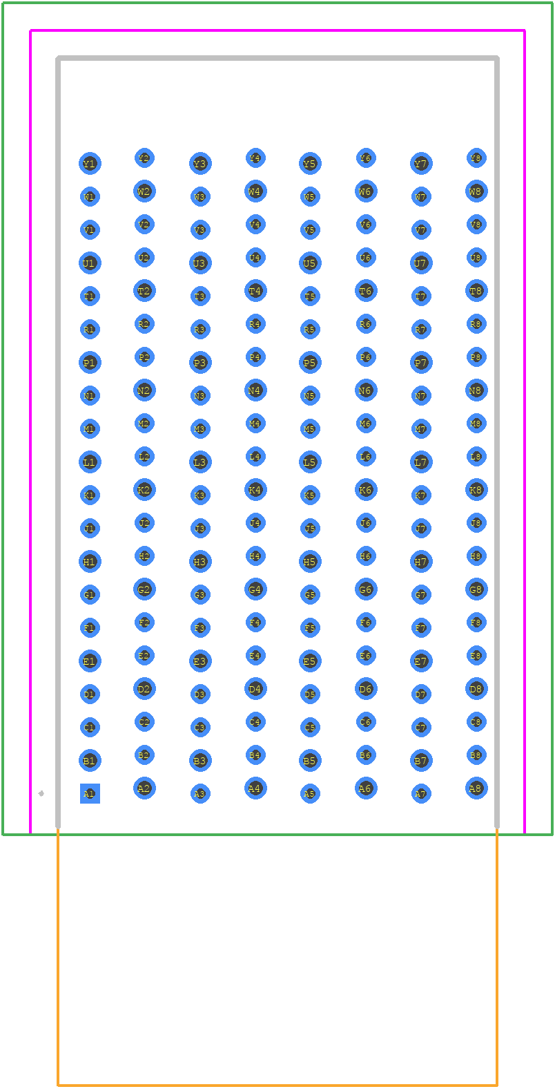 EBTM-6-08-2.0-S-RA-1 - SAMTEC PCB footprint - Other - Other - EBTM-6-08-2.0-S-RA-1-2