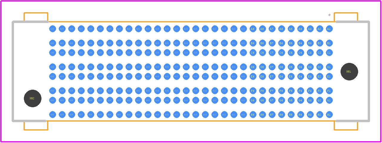 SEAM8-30-S02.0-S-08-3 - SAMTEC PCB footprint - Other - Other - SEAM8-30-S02.0-S-08-3-3