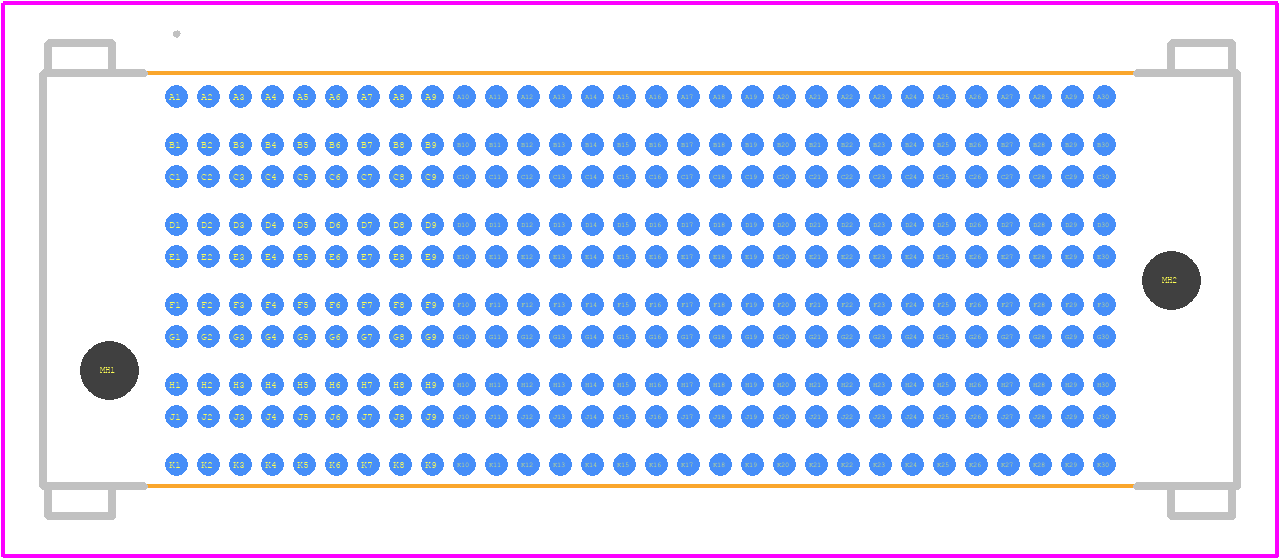 SEAF8-30-05.0-L-10-3 - SAMTEC PCB footprint - Other - Other - SEAF8-30-05.0-L-10-3-1