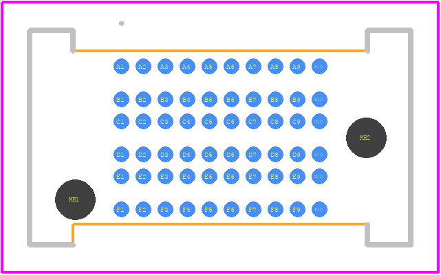 SEAF8-10-05.0-STL-06-1 - SAMTEC PCB footprint - Other - Other - SEAF8-10-05.0-STL-06-1-1