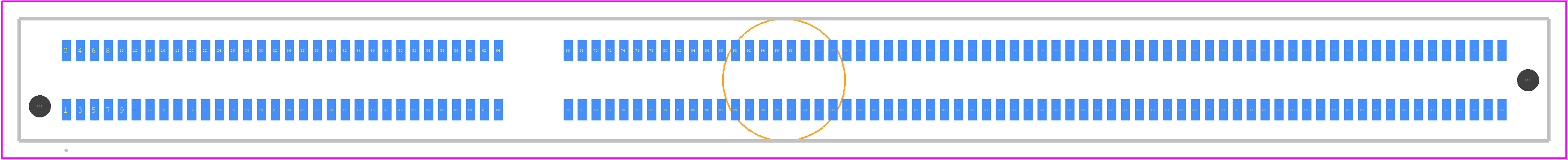 HTEC8-1100-01-S-DV-A-K - SAMTEC PCB footprint - Other - Other - HTEC8-1100-01-S-DV-A-K-2