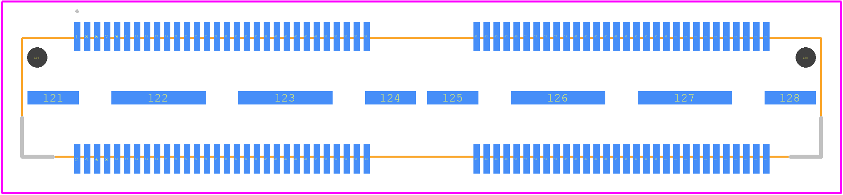 QTH-060-08-L-D-A - SAMTEC PCB footprint - Other - Other - QTH-060-08-L-D-A-3