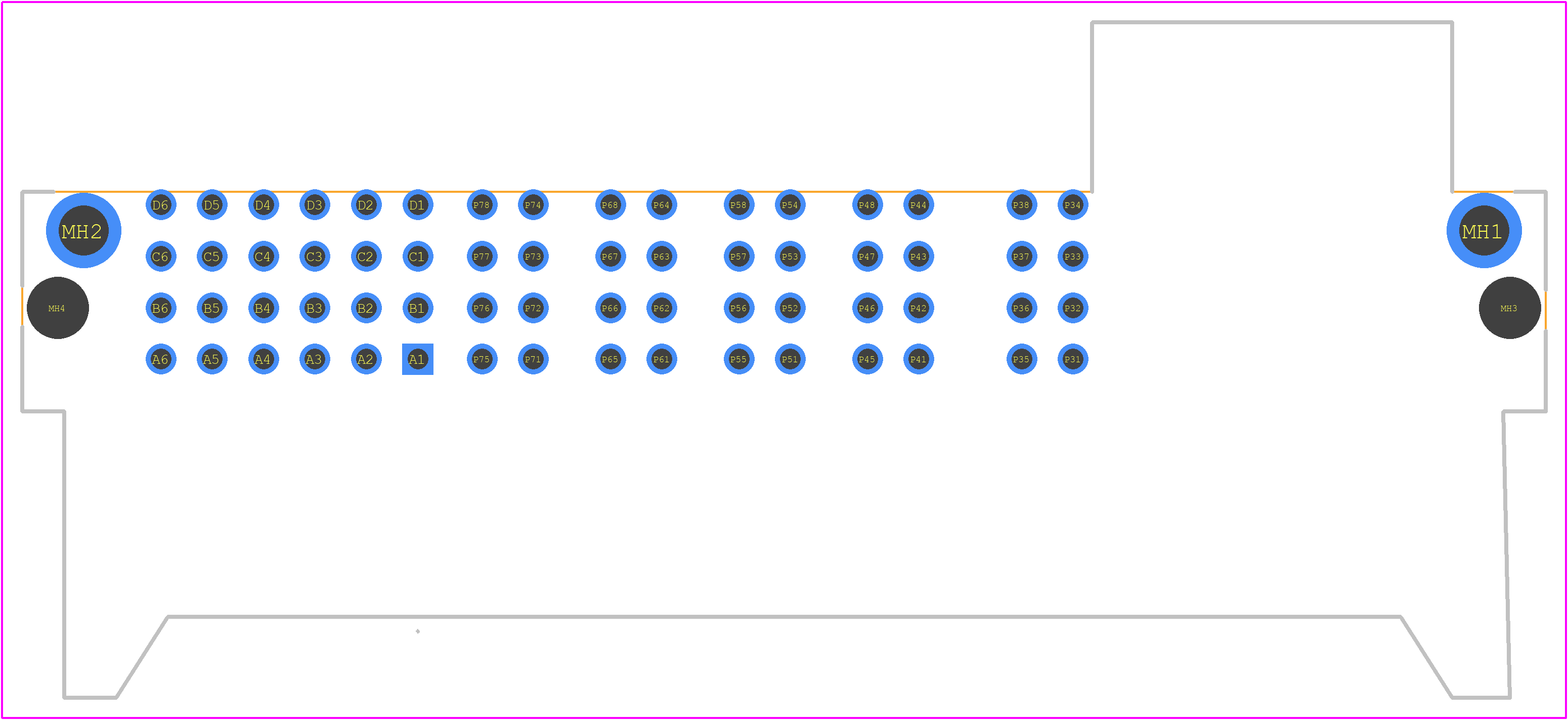 6450874-3 - TE Connectivity PCB footprint - Other - Other - 6450874-3-2