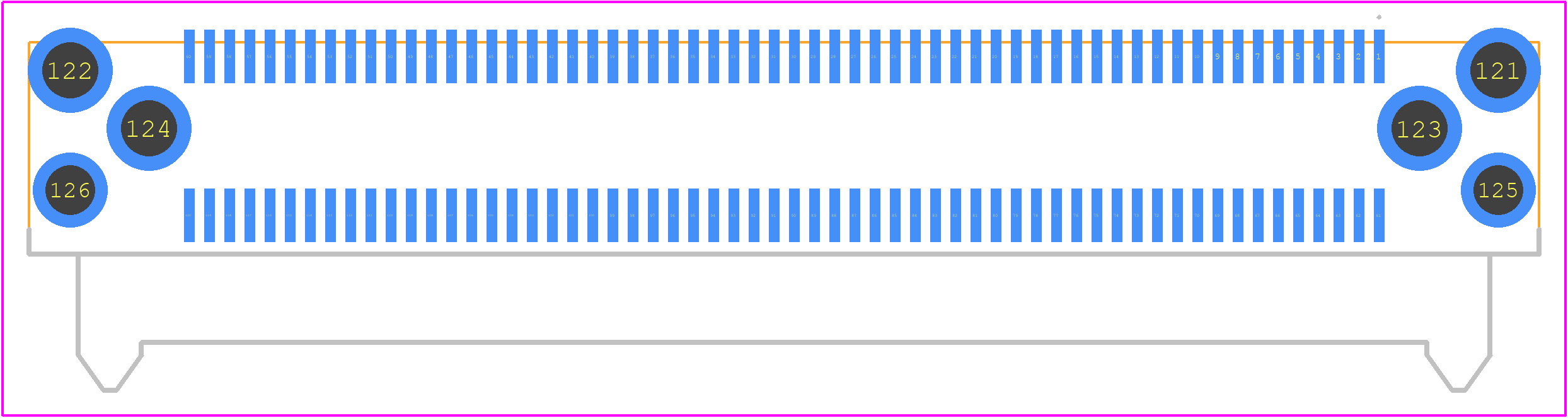 FX18H-120P-0.8SH(11) - Hirose PCB footprint - Other - Other - FX18H-120P-0.8SH(11)-1