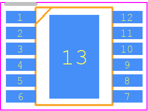 VND5HV100AJ-E - STMicroelectronics PCB footprint - Small Outline Packages - Small Outline Packages - PowerSSO-12_2025