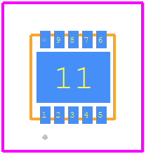 AL8866QFN-7 - Diodes Incorporated PCB footprint - Other - Other - U-DFN3030-10_2025
