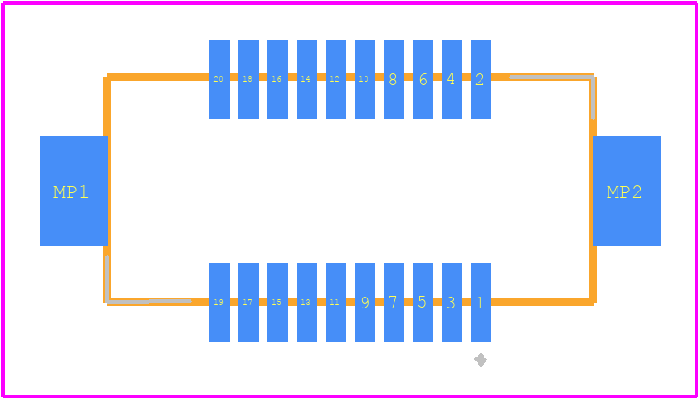 0525882075 - Molex PCB footprint - Other - Other - 0525882075-1