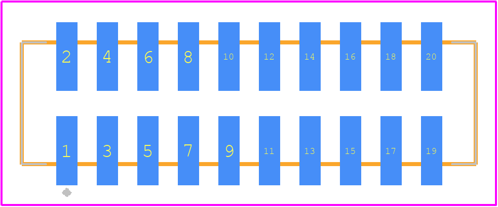 LTMM-110-02-S-D-SM - SAMTEC PCB footprint - Other - Other - LTMM-110-02-S-D-SM-2