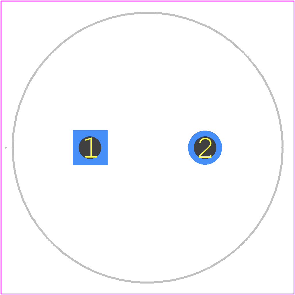 LGN2V331MELZ45 - Nichicon PCB footprint - Other - Other - 22mm x 45mm_2025-1.1