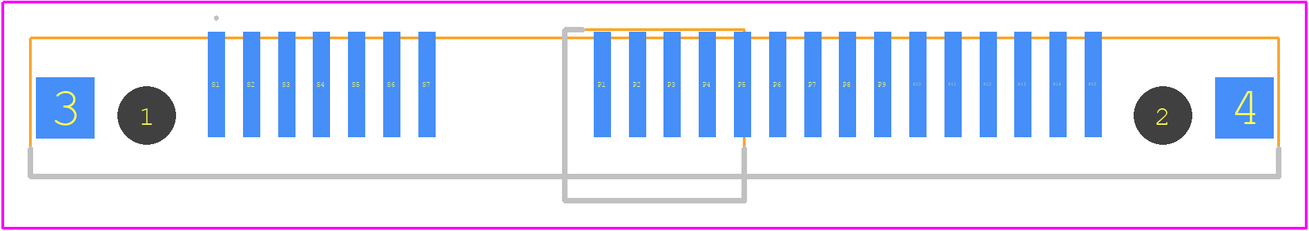 1735284-1 - TE Connectivity PCB footprint - Other - Other - 1735284-1-1