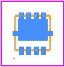 DMN3011LFVWQ - Diodes Incorporated PCB footprint - Other - Other - PowerDI3333-8 (SWP) (Type UX)