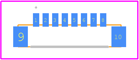 08SH-A-08-GS-SMT-PP-T/R - Adam Tech PCB footprint - Other - Other - 08SH-A-08-GS-SMT-PP-T/R-4