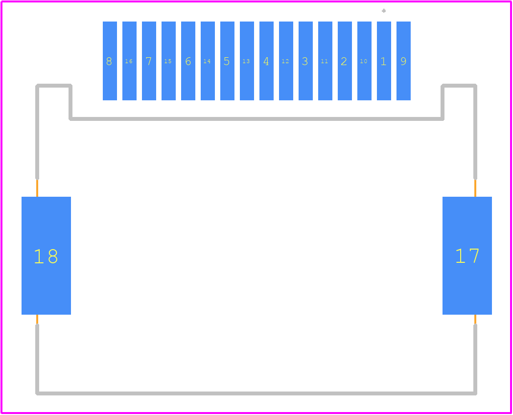 2065840161 - Molex PCB footprint - Other - Other - 2065840161-1