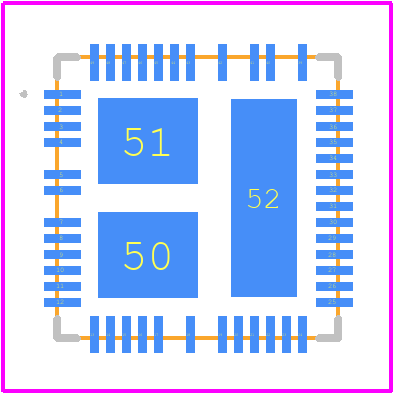 STSPIN9P16TR - STMicroelectronics PCB footprint - Other - Other - VFQFPN 7x7x1.0 mm  49L pitch 0.4