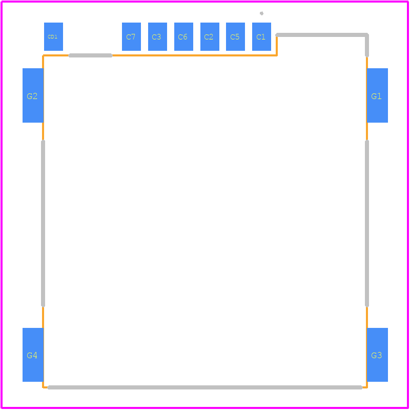 MUP-C7092-03 - MUP PCB footprint - Other - Other - MUP-C7092-03-1