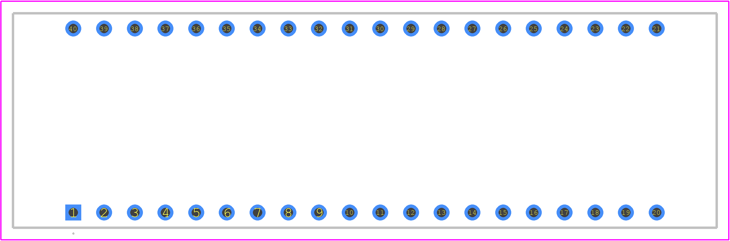 40-C212-10 - ARIES PCB footprint - Other - Other - 40-C212-10-1