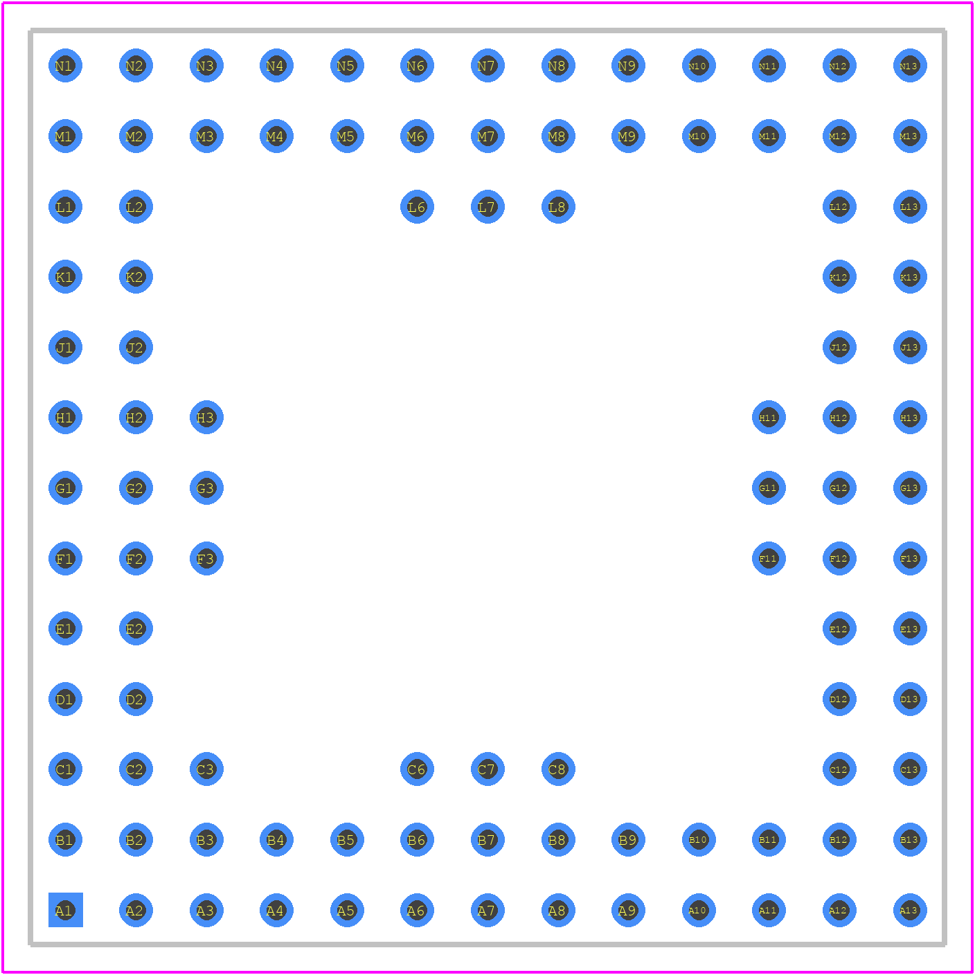 101-PGM13022-10H - ARIES PCB footprint - Other - Other - 101-PGM13022-10H