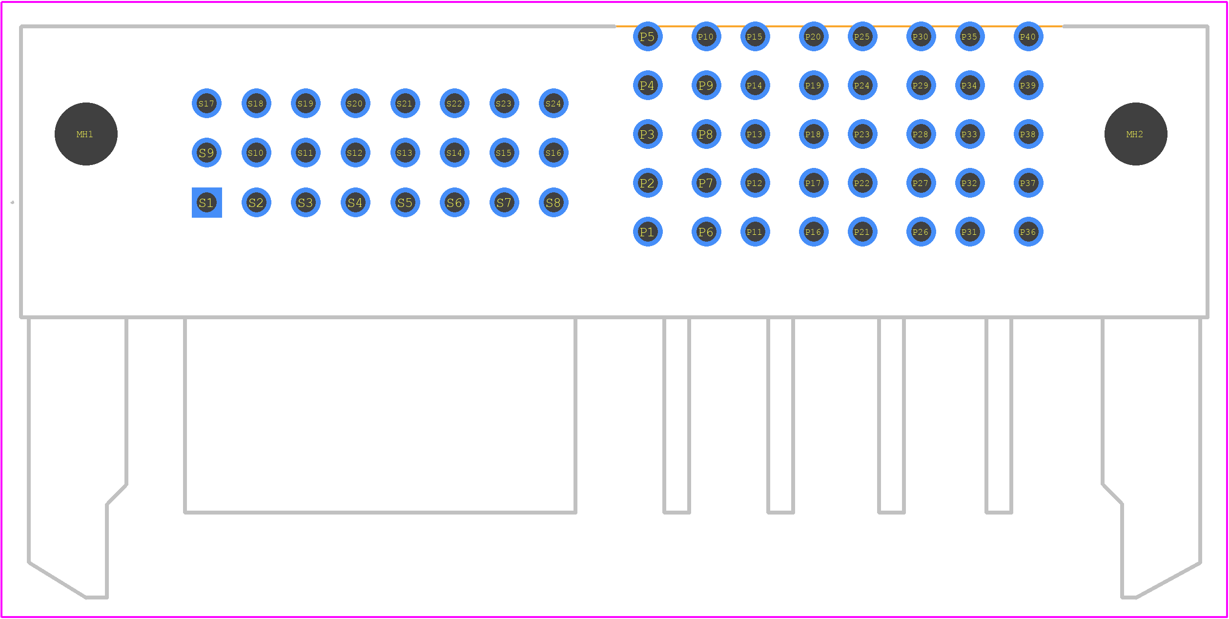 ET60T-000-3-08-D04-L-R1-S - SAMTEC PCB footprint - Other - Other - ET60T-000-3-08-D04-L-R1-S-4