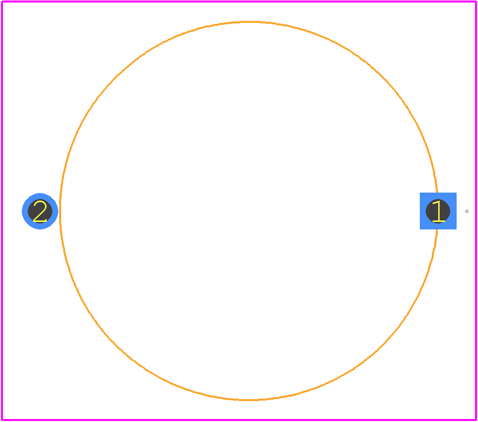 EDS105Z3R6H - Knowles PCB footprint - Other - Other - 19 x 6.5mm