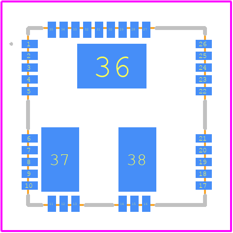 MASTERGAN6TR - STMicroelectronics PCB footprint - Other - Other - QFN 9 x 9 x 1 mm_2026-1.2