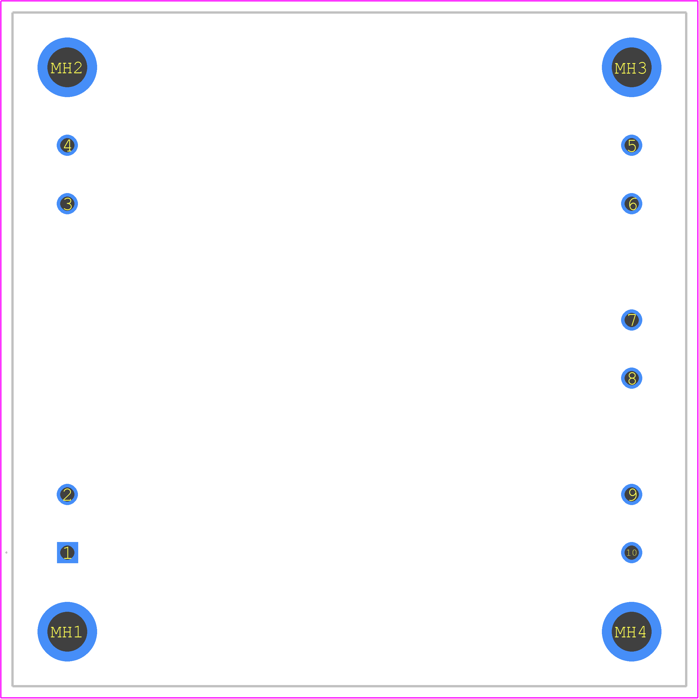 DSF500 - XP POWER PCB footprint - Other - Other - DSF500-3
