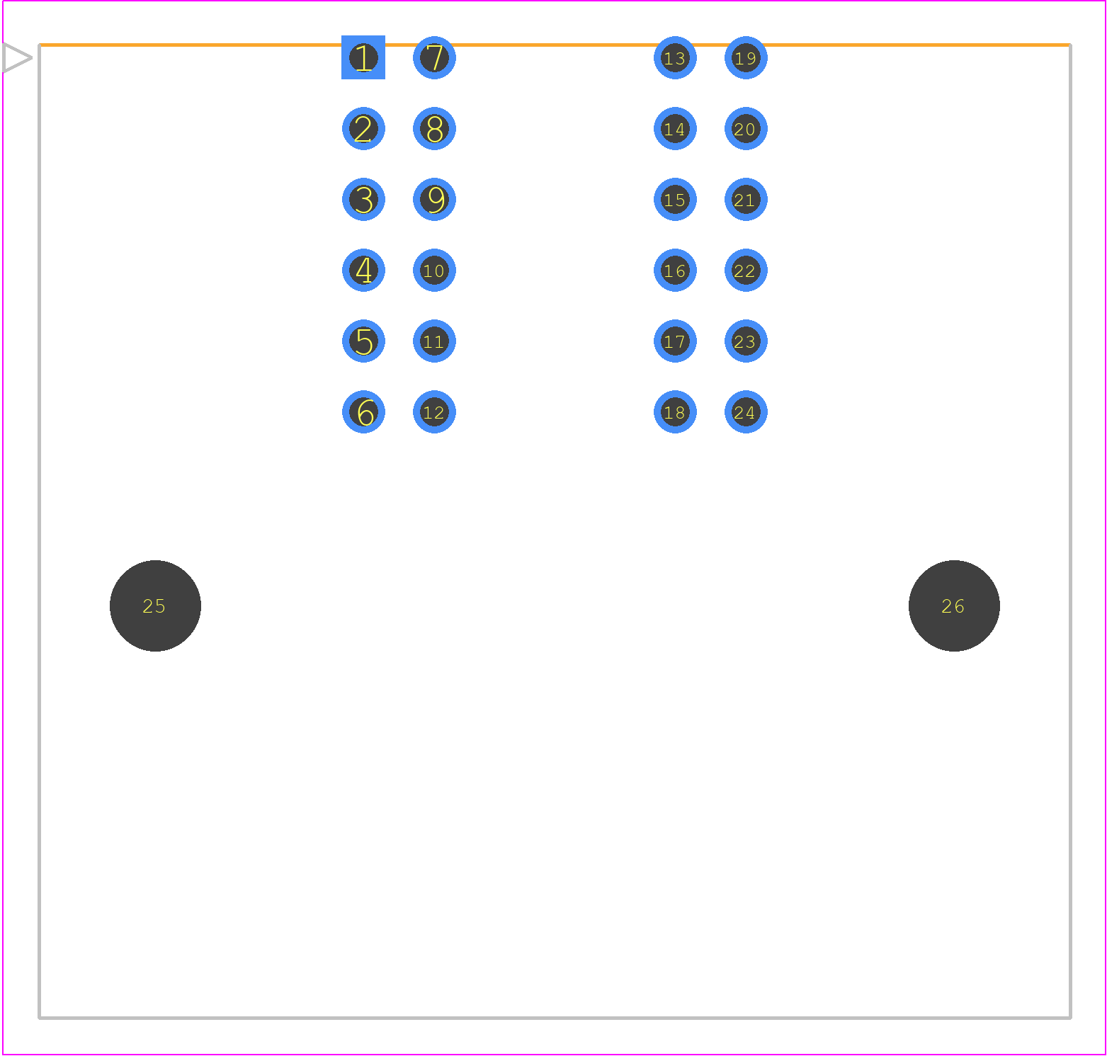 1510350022 - Molex PCB footprint - Other - Other - 1510350002