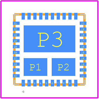 ISL99140IRZ-T - Renesas Electronics PCB footprint - Other - Other - L40.6x6A