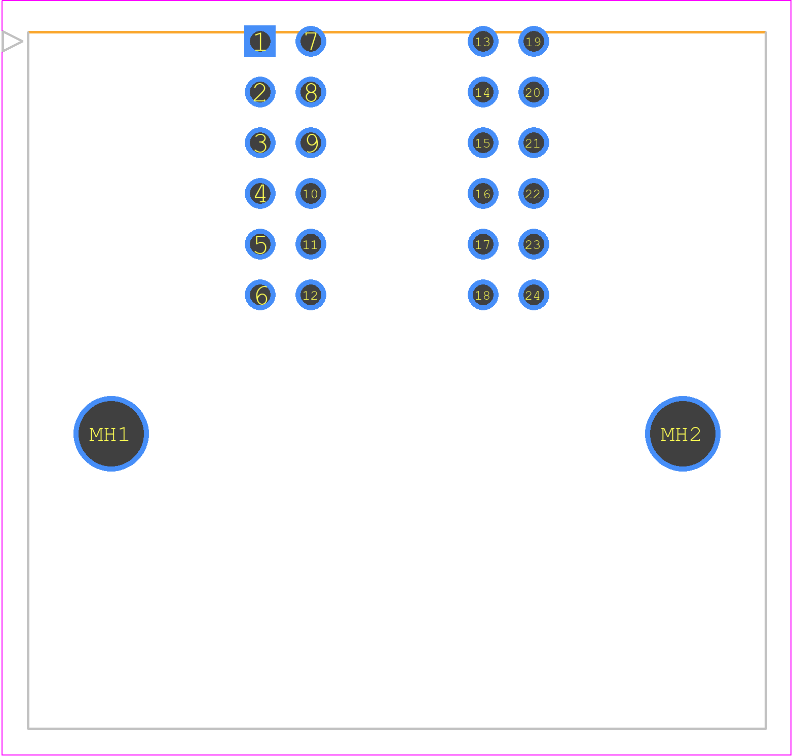 1510351022 - Molex PCB footprint - Other - Other - 1510351002