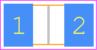 HoGS2512-1mR-1% - Milliohm PCB footprint - Resistor Chip - Resistor Chip - 2512_2025