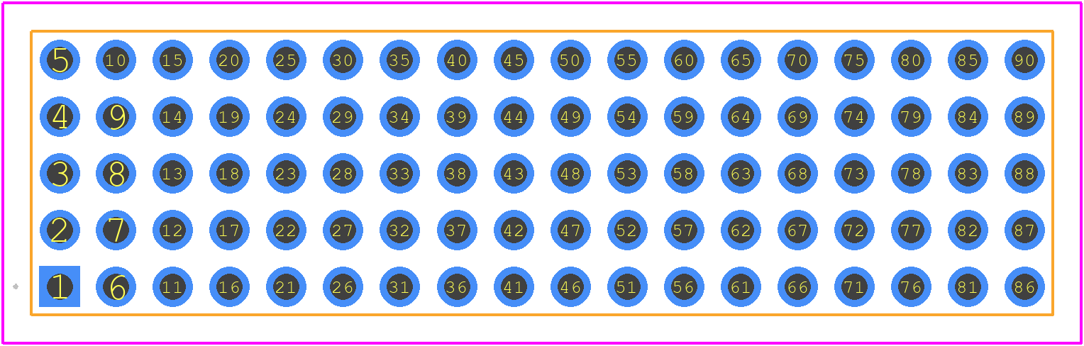 QTT-118-04-S-5 - SAMTEC PCB footprint - Other - Other - QTT-118-04-S-5-2