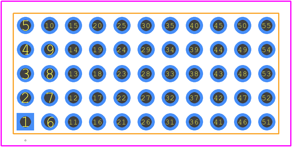 QTT-111-03-S-5 - SAMTEC PCB footprint - Other - Other - QTT-111-03-S-5-2