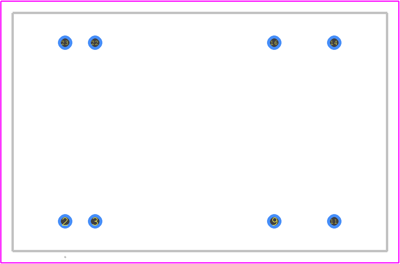 TEN3-0523N - Traco Power PCB footprint - Other - Other - 24-DIP Module, 8 Leads_2025