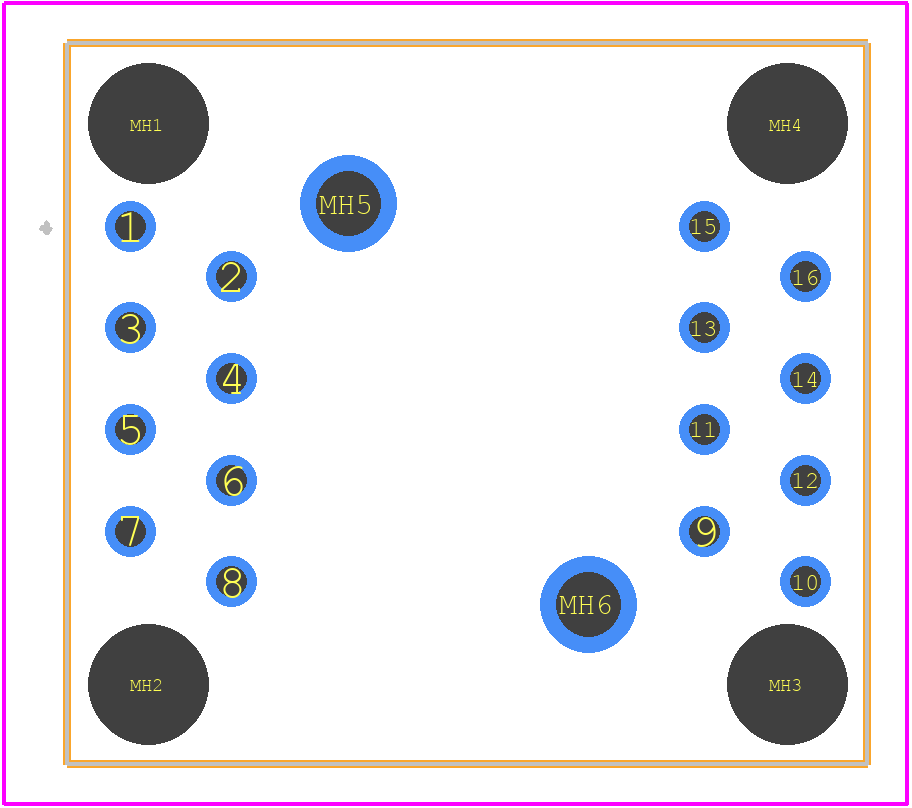 SOP16-1.27-01 - ANDK PCB footprint - Other - Other - SOP16-1.27-01-3