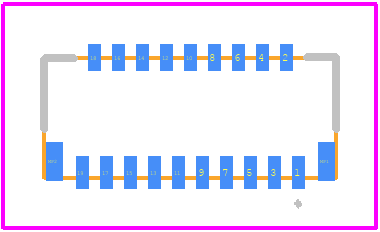 FH35C-19S-0.3SHW(10) - Hirose PCB footprint - Other - Other - FH35C-19S-0.3SHW(10)-1