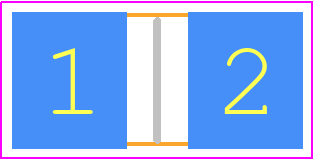 RHC2512FT2R49 - Stackpole Electronics, Inc. PCB footprint - Resistor Chip - Resistor Chip - RHC2512