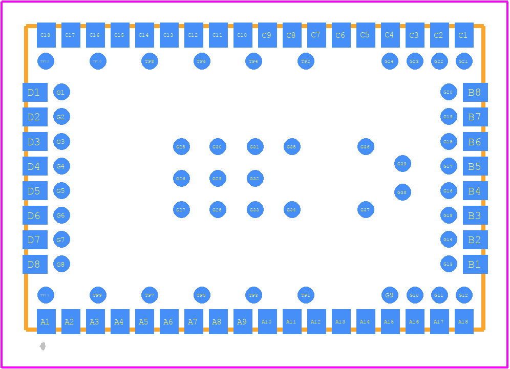 ODIN-W262-05B - u-blox PCB footprint - Other - Other - ODIN-W262-05B-2