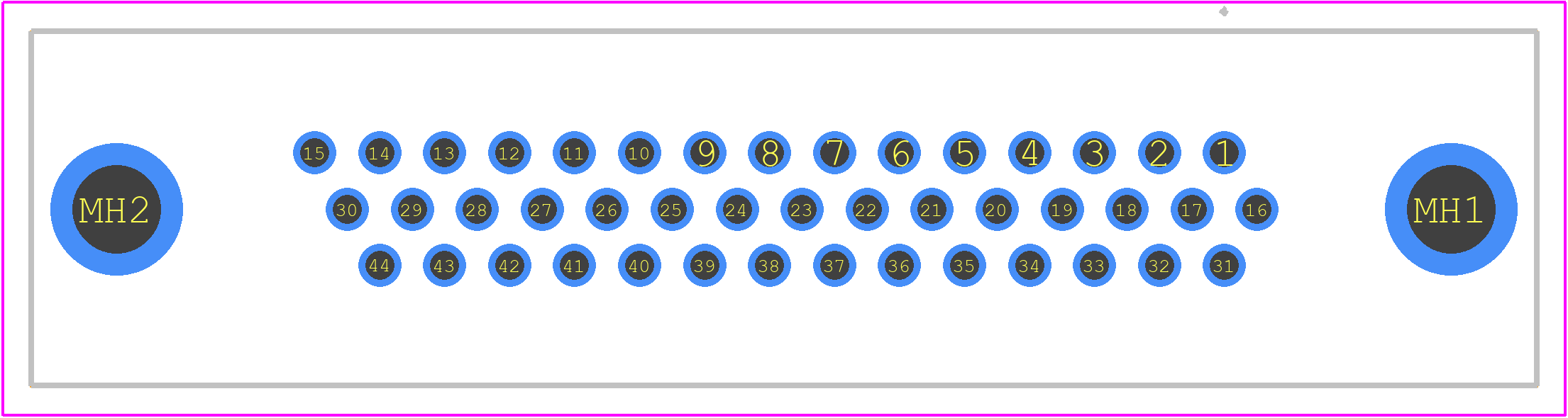 09563515512 - HARTING PCB footprint - Other - Other - 09563515512-1