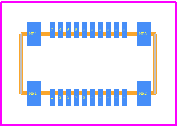 AXT320124 - Panasonic PCB footprint - Other - Other - AXT320124-3