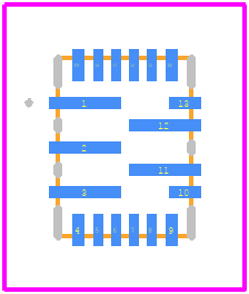 TPS51375LVBHR - Texas Instruments PCB footprint - Other - Other - VBH0019A_2026