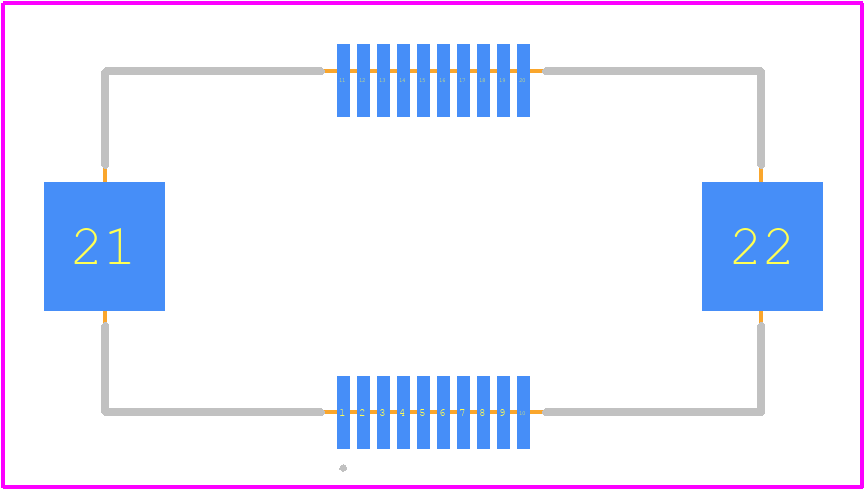 FX20-20P-0.5SV20(30) - Hirose PCB footprint - Other - Other - FX20-20P-0.5SV20(30)-3
