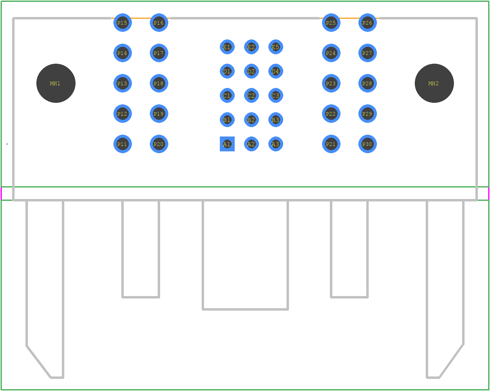 0464379321 - Molex PCB footprint - Other - Other - 0464379321-2_2025
